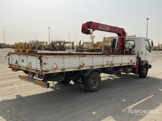 Mitsubishi KK-FK71HJ - Dropside/ Flatbed truck, Crane truck: picture 4 Mitsubishi KK-FK71HJ - Dropside/ Flatbed truck, Crane truck: picture 4