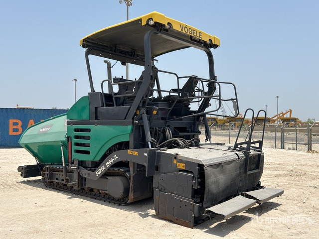 Vogele Super 1800-2L Asphalt Paver - Flail mower/ Mulcher: picture 4 Vogele Super 1800-2L Asphalt Paver - Flail mower/ Mulcher: picture 4