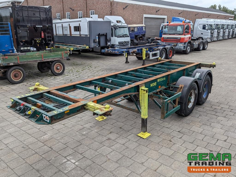 Flandria OP CC 2A 2-Assen ROR DrumBrakes - Steel Suspension - 3110KG - 20FT (O1915) - Container transporter/ Swap body semi-trailer: picture 4 Flandria OP CC 2A 2-Assen ROR DrumBrakes - Steel Suspension - 3110KG - 20FT (O1915) - Container transporter/ Swap body semi-trailer: picture 4