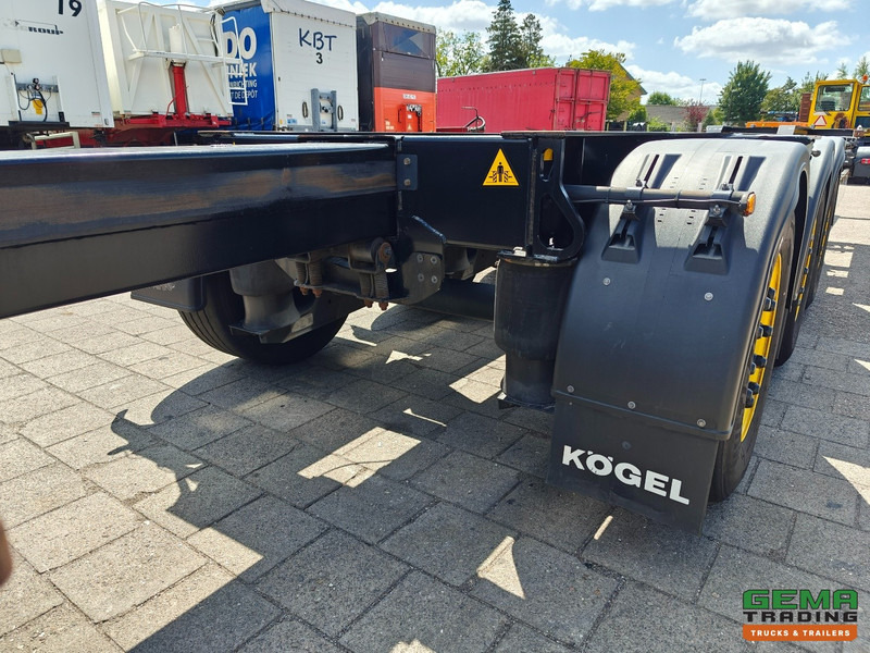 Container transporter/ Swap body semi-trailer Kögel PORT 40 SIMPLEX 20 3-Assen SAF - Schijfremmen - 2x20FT/30FT/40FT - Achterschuiver: picture 15