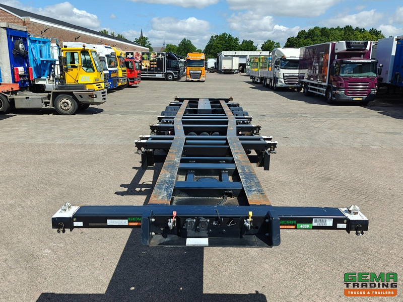 Container transporter/ Swap body semi-trailer Kögel PORT 40 SIMPLEX 20 3-Assen SAF - Schijfremmen - 2x20FT/30FT/40FT - Achterschuiver: picture 9