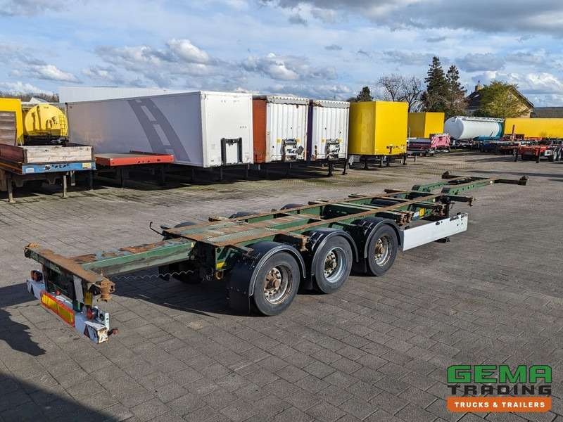 Krone SD 27 3-Assen BPW Kont Schuiver - DrumBrakes - 5280kg (O1776) - Container transporter/ Swap body semi-trailer: picture 1 Krone SD 27 3-Assen BPW Kont Schuiver - DrumBrakes - 5280kg (O1776) - Container transporter/ Swap body semi-trailer: picture 1