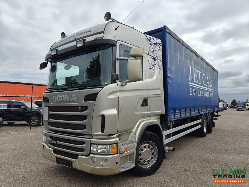 Scania G320 6x2/4 Highline Euro5 - Schuifzeilenbak 8.6m + Laadklep 2000KG - Omvormer 220V - 04/2026 APK - Curtain side truck: picture 1 Scania G320 6x2/4 Highline Euro5 - Schuifzeilenbak 8.6m + Laadklep 2000KG - Omvormer 220V - 04/2026 APK - Curtain side truck: picture 1
