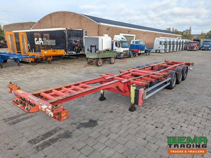Tirsan Maxima CS 3-Assen SAF ADR FL-AT - Disc Brakes - All Connections - Back Slider (O1979) - Container transporter/ Swap body semi-trailer: picture 1 Tirsan Maxima CS 3-Assen SAF ADR FL-AT - Disc Brakes - All Connections - Back Slider (O1979) - Container transporter/ Swap body semi-trailer: picture 1