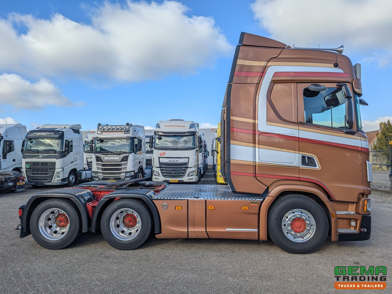 Tractor truck Scania S730 6x4 Topline Euro6 - V8 - Retarder - Costum Interior - Vollucht - Alcoa's: picture 9