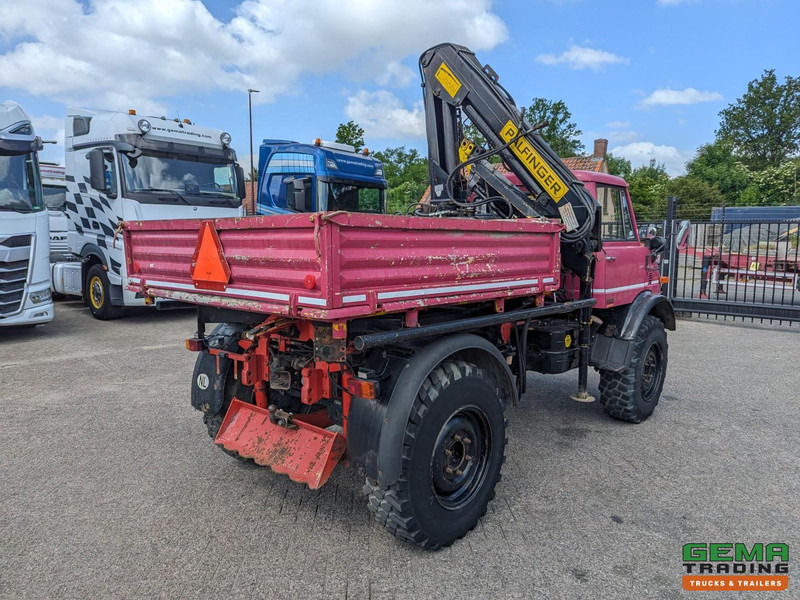Unimog 416/U1100 4x4 - Hiab PK4600A - Open laadbak - Lier - Vangmuil/trekhaak - Mercedes Benz - Crane truck: picture 5 Unimog 416/U1100 4x4 - Hiab PK4600A - Open laadbak - Lier - Vangmuil/trekhaak - Mercedes Benz - Crane truck: picture 5