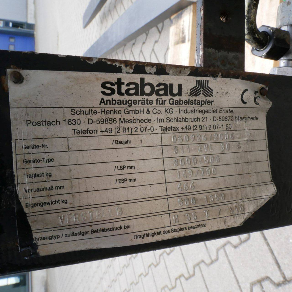 Stabau Fork Positioner with separate sideshift - Attachment: picture 4 Stabau Fork Positioner with separate sideshift - Attachment: picture 4