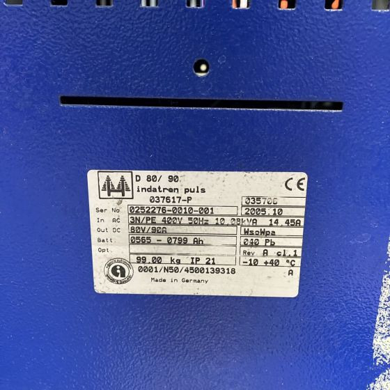 Hawker 80V/90A - Electrical system for Material handling equipment: picture 5 Hawker 80V/90A - Electrical system for Material handling equipment: picture 5