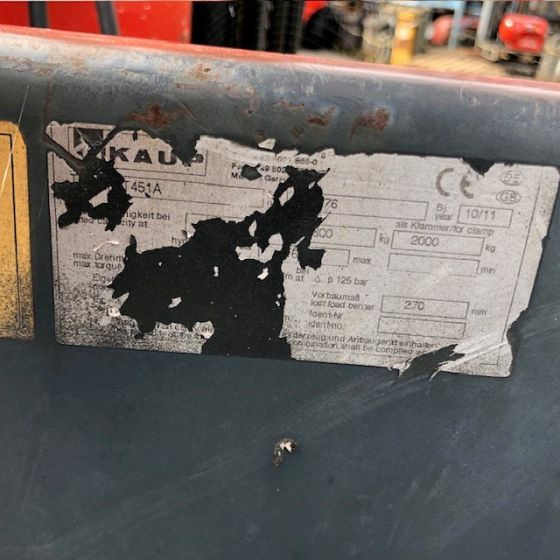 Kaup 360°Rotator fork clamp - Clamp for Material handling equipment: picture 3 Kaup 360°Rotator fork clamp - Clamp for Material handling equipment: picture 3