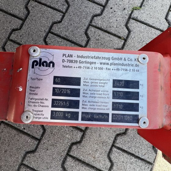 Plan Type 60-3.000 - Dropside/ Flatbed trailer: picture 2 Plan Type 60-3.000 - Dropside/ Flatbed trailer: picture 2