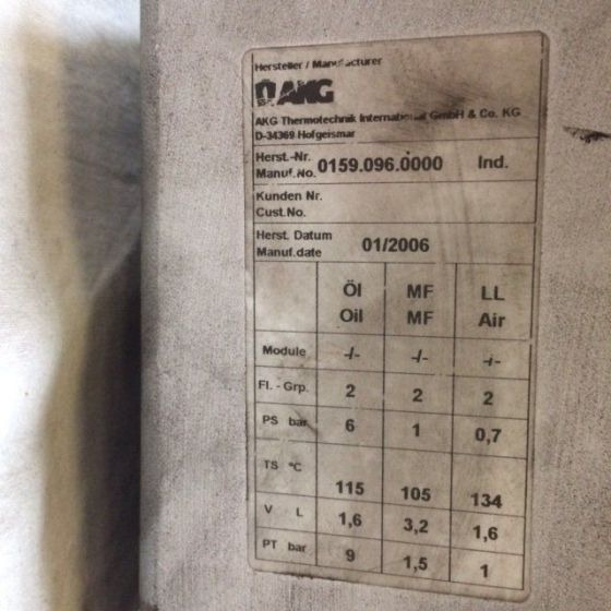 Radiator for Forklift Radiator: picture 1