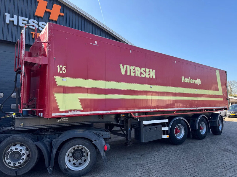 Bulthuis 56m3 vol-alu kipper 2X Stuuras/lenkachse - Tipper semi-trailer: picture 1 Bulthuis 56m3 vol-alu kipper 2X Stuuras/lenkachse - Tipper semi-trailer: picture 1
