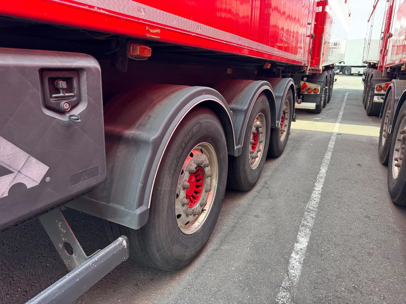 Tipper semi-trailer Stas S300CX 58m3 Alcoa SAF Klep/Deuren combi, top condition 6350KG: picture 19