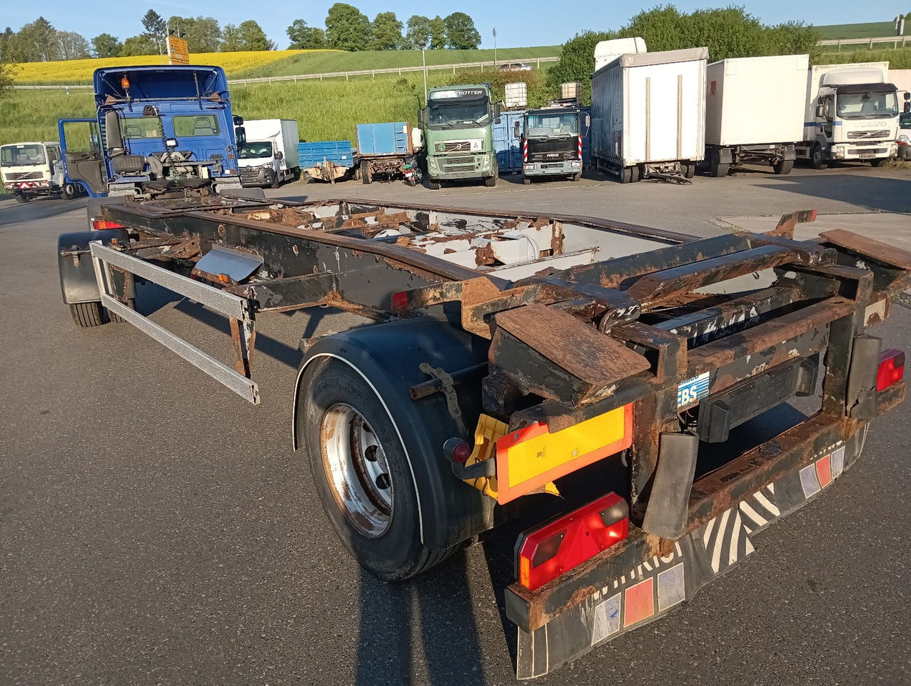 Roll-off/ Skip trailer Meiller MEILLER HKM G18 SZL  SCHLITTEN BPW Trommel 3,38t: picture 16