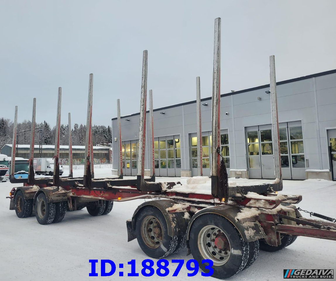 MALKKI RJ4-10200 - 4 Axles - Log trailer: picture 1 MALKKI RJ4-10200 - 4 Axles - Log trailer: picture 1