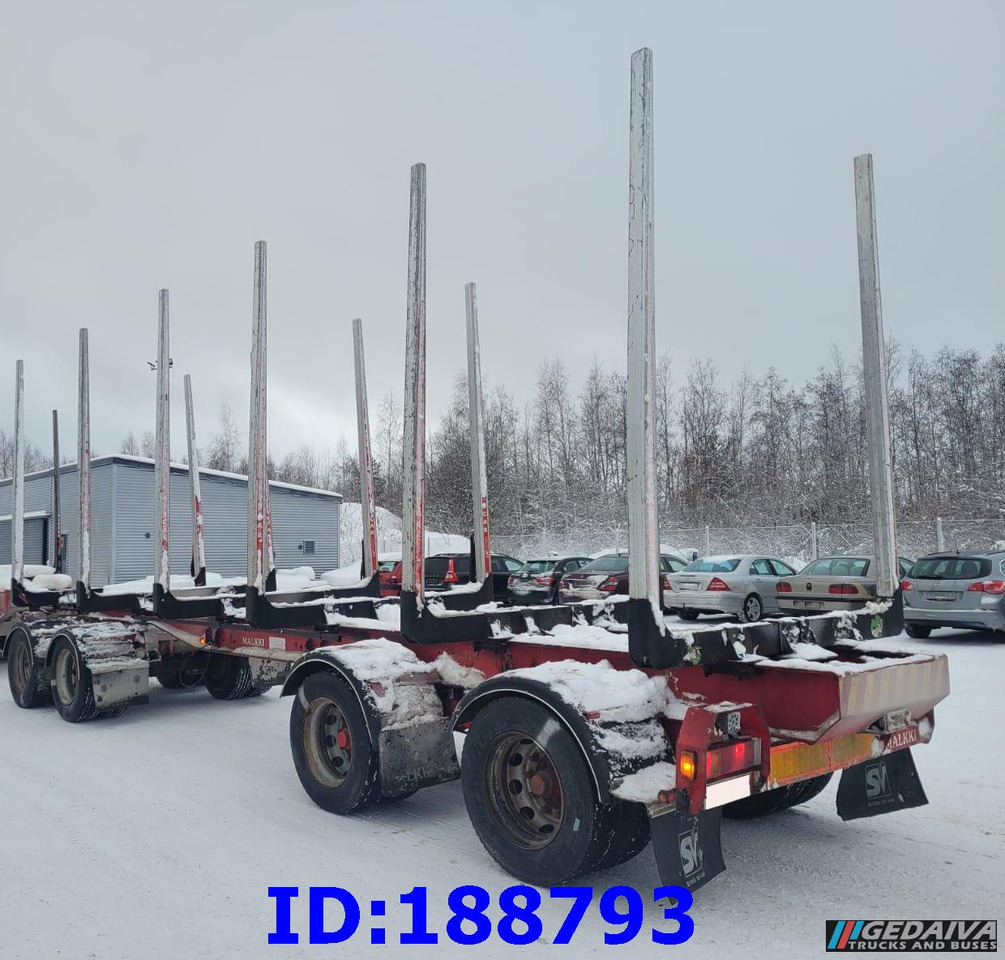 MALKKI RJ4-10200 - 4 Axles - Log trailer: picture 4 MALKKI RJ4-10200 - 4 Axles - Log trailer: picture 4