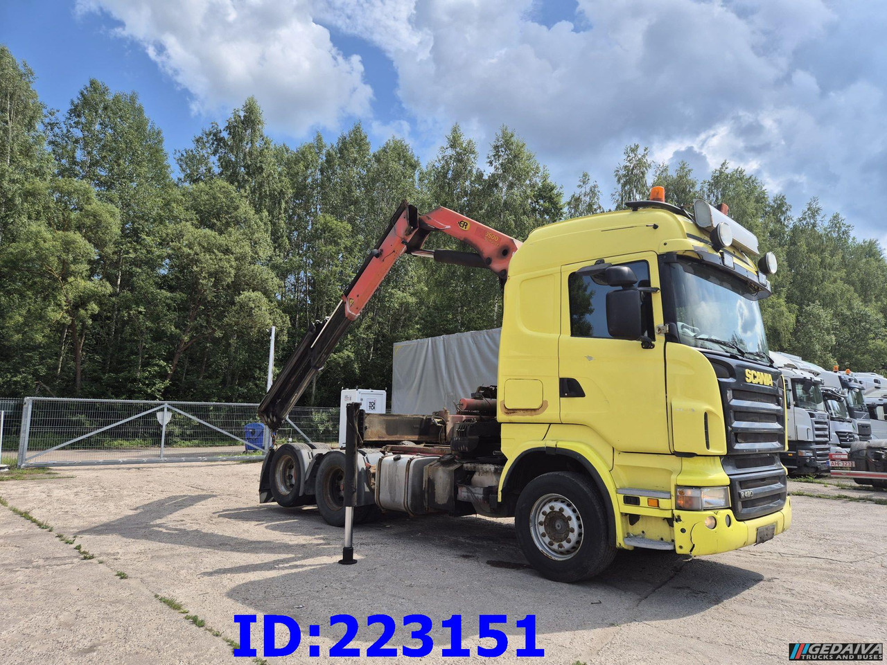 SCANIA R420 6x2 + Crane Palfinger PK23500 + Remote control - Tractor truck: picture 4 SCANIA R420 6x2 + Crane Palfinger PK23500 + Remote control - Tractor truck: picture 4