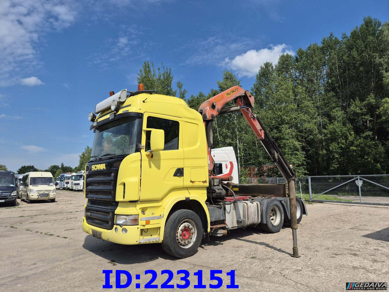 SCANIA R420 6x2 + Crane Palfinger PK23500 + Remote control - Tractor truck: picture 1 SCANIA R420 6x2 + Crane Palfinger PK23500 + Remote control - Tractor truck: picture 1