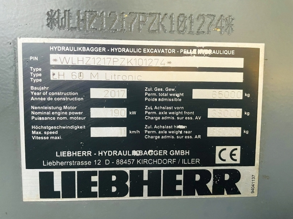 Waste/ Industry handler Liebherr LH60 M Litronic (4099): picture 12 Waste/ Industry handler Liebherr LH60 M Litronic (4099): picture 12