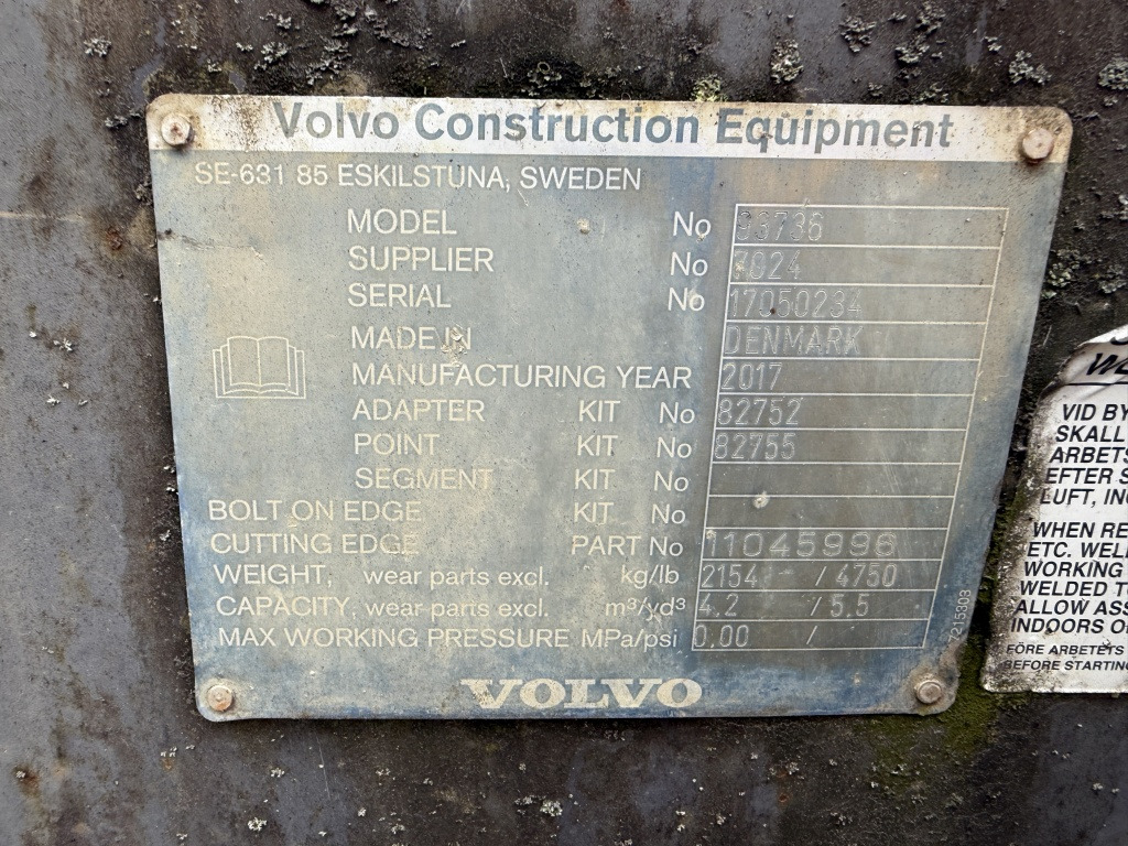 Volvo Schaufel 4,2 m³ (111756) - Wheel loader: picture 3 Volvo Schaufel 4,2 m³ (111756) - Wheel loader: picture 3