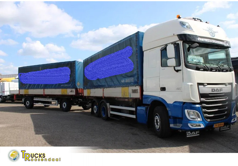 DAF XF 106.460 + Euro 6 + 6X2 + retarder + price is for complete incl combi - Curtain side truck: picture 1 DAF XF 106.460 + Euro 6 + 6X2 + retarder + price is for complete incl combi - Curtain side truck: picture 1