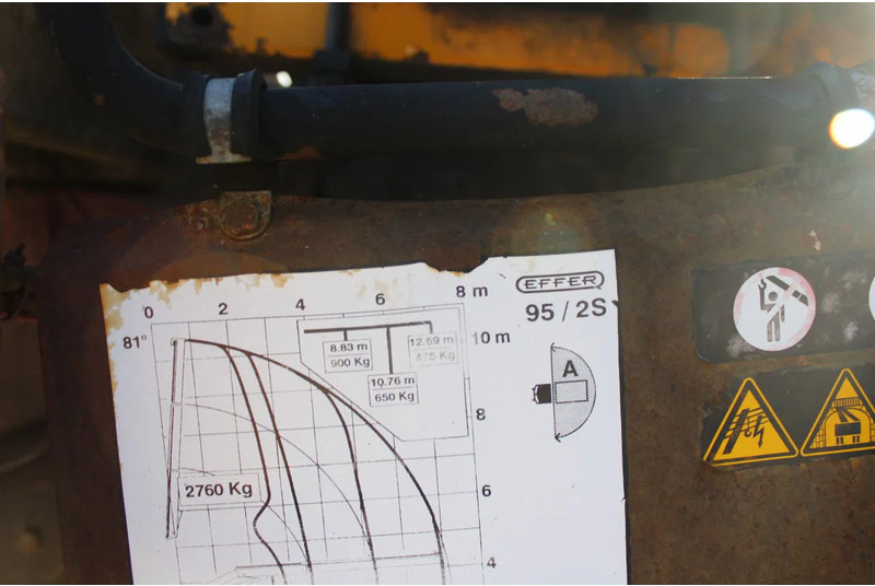 Crane truck MAN 14.224 + EURO 2 + PTO + EFFER 95 / 2S + 11.5meter platform: picture 19 Crane truck MAN 14.224 + EURO 2 + PTO + EFFER 95 / 2S + 11.5meter platform: picture 19