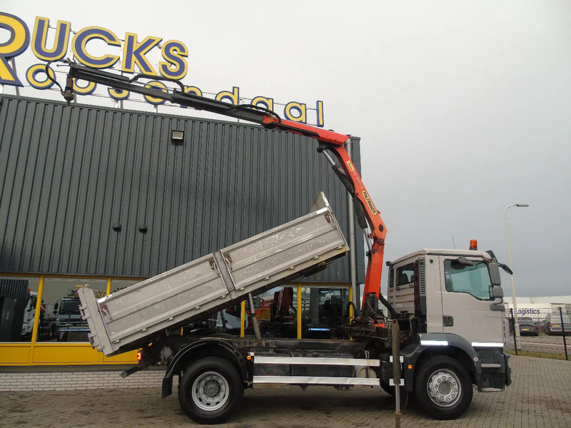 MAN TGM 18.250 + PALFINGER 11.001K + TIPPER + EURO 5 - Crane truck: picture 3 MAN TGM 18.250 + PALFINGER 11.001K + TIPPER + EURO 5 - Crane truck: picture 3