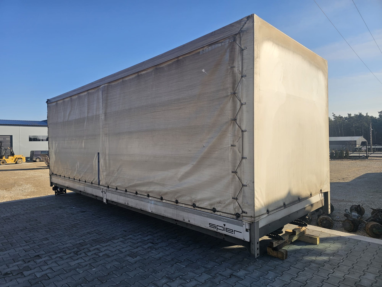 MERCEDES ATEGO / SPIER complete body + PALGINGER 1500kg ALU TAIL LIFT - Curtainside swap body: picture 1 MERCEDES ATEGO / SPIER complete body + PALGINGER 1500kg ALU TAIL LIFT - Curtainside swap body: picture 1