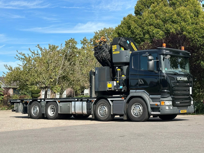 Scania R490 PALFINGER 92TM!! 2017!!ONLY 66TKM!!!NEW!! - Crane truck: picture 4 Scania R490 PALFINGER 92TM!! 2017!!ONLY 66TKM!!!NEW!! - Crane truck: picture 4