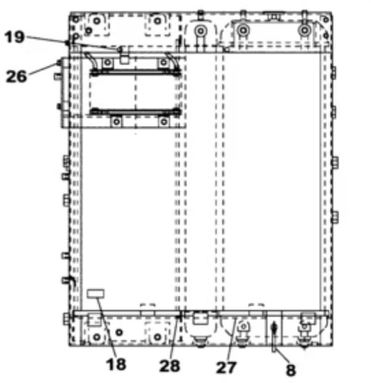 Case KNH10452 - KNH10450 - Radiator for Construction machinery: picture 2 Case KNH10452 - KNH10450 - Radiator for Construction machinery: picture 2