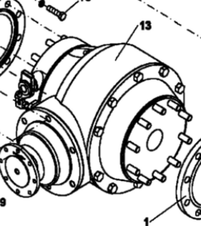 Case ND110664 - Differential gear for Agricultural machinery: picture 1 Case ND110664 - Differential gear for Agricultural machinery: picture 1