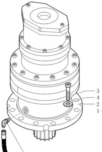 New Holland 152403301 - Swing motor for Construction machinery: picture 1 New Holland 152403301 - Swing motor for Construction machinery: picture 1