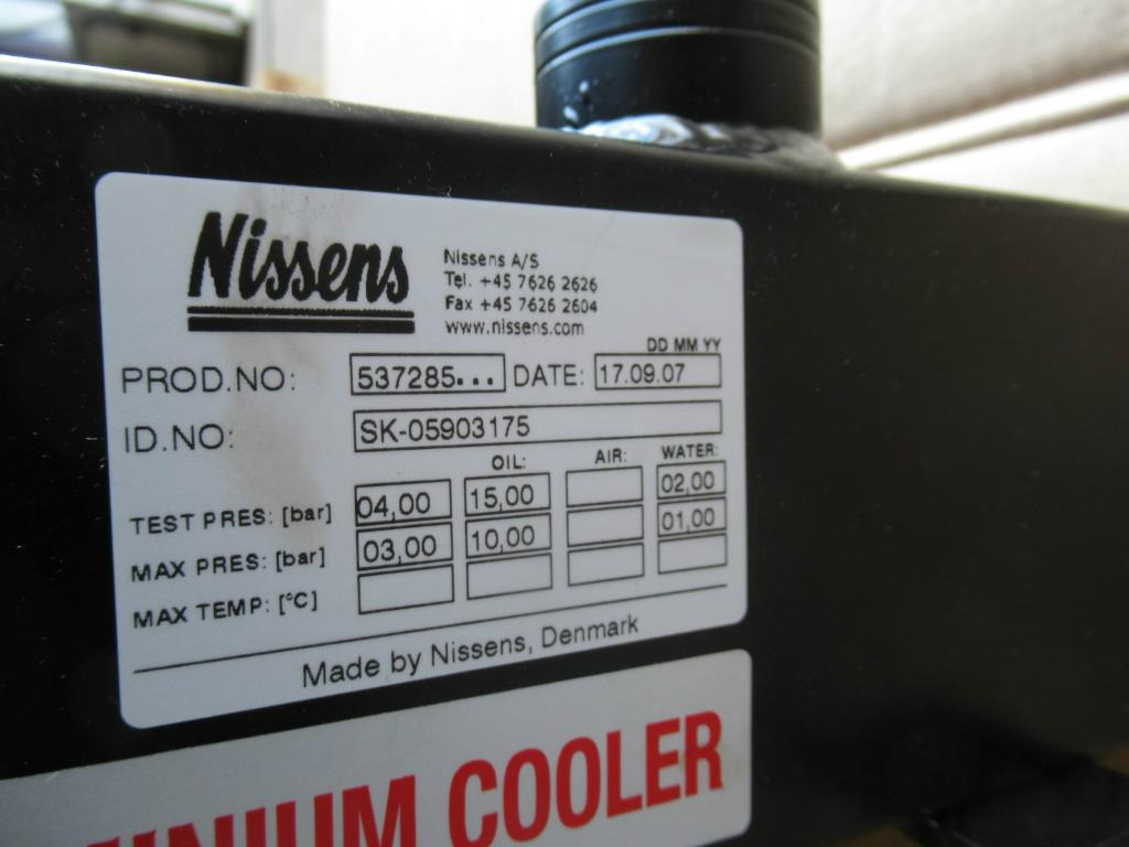 New Radiator for Construction machinery Nissens SK05903175 -: picture 7
