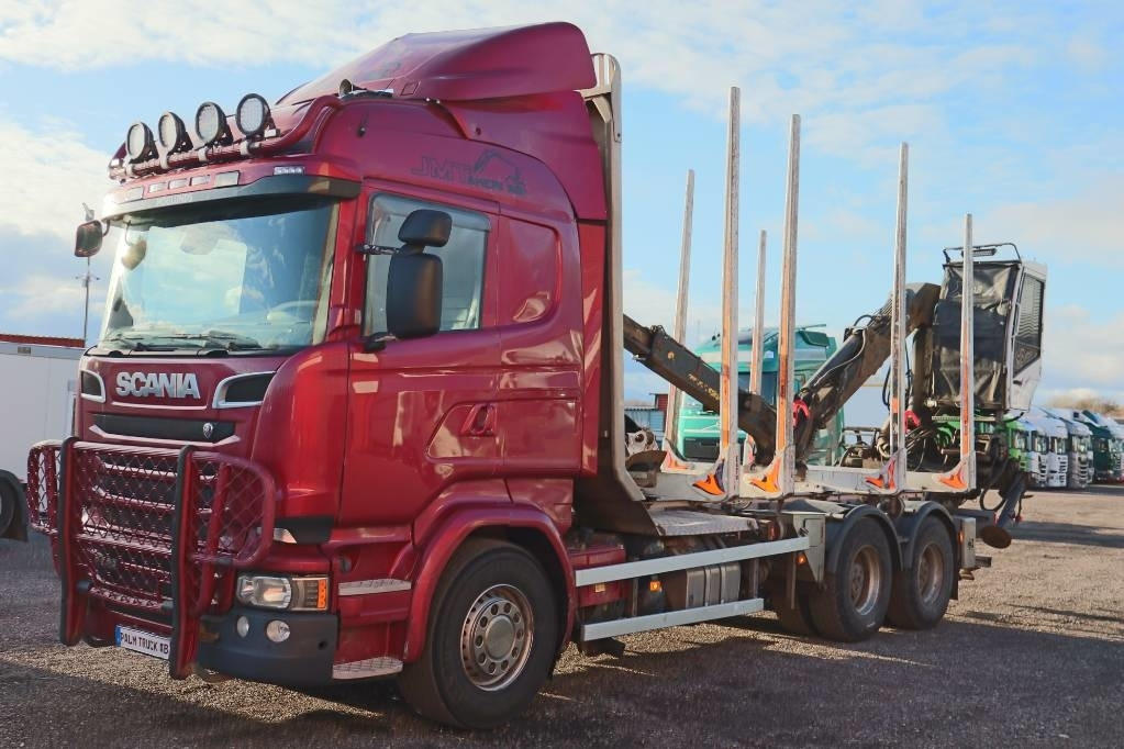 Scania R580 Serie 4087 - Logging truck: picture 2 Scania R580 Serie 4087 - Logging truck: picture 2