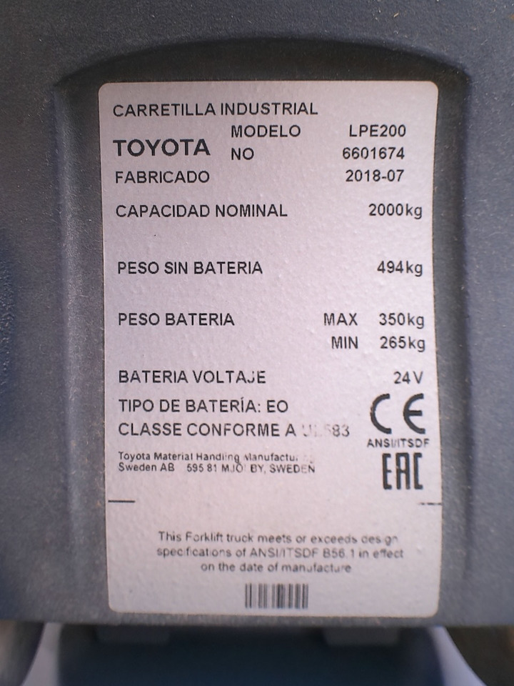 Pallet truck BT LPE 200: picture 7 Pallet truck BT LPE 200: picture 7