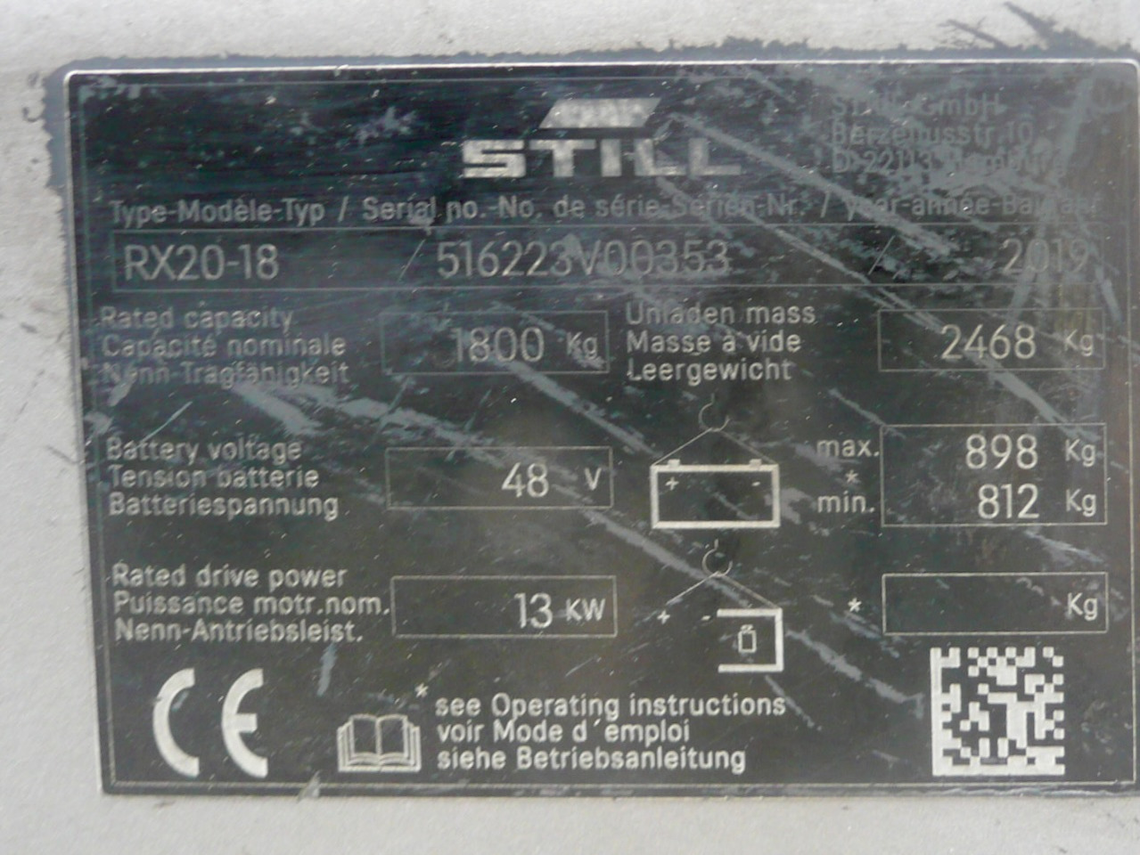 Electric forklift Still RX20-18: picture 11