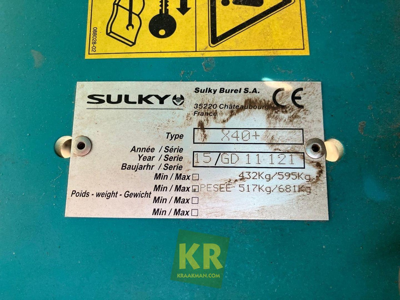 X40 Kunstmeststrooier Sulky  - Fertilizer spreader: picture 5 X40 Kunstmeststrooier Sulky  - Fertilizer spreader: picture 5