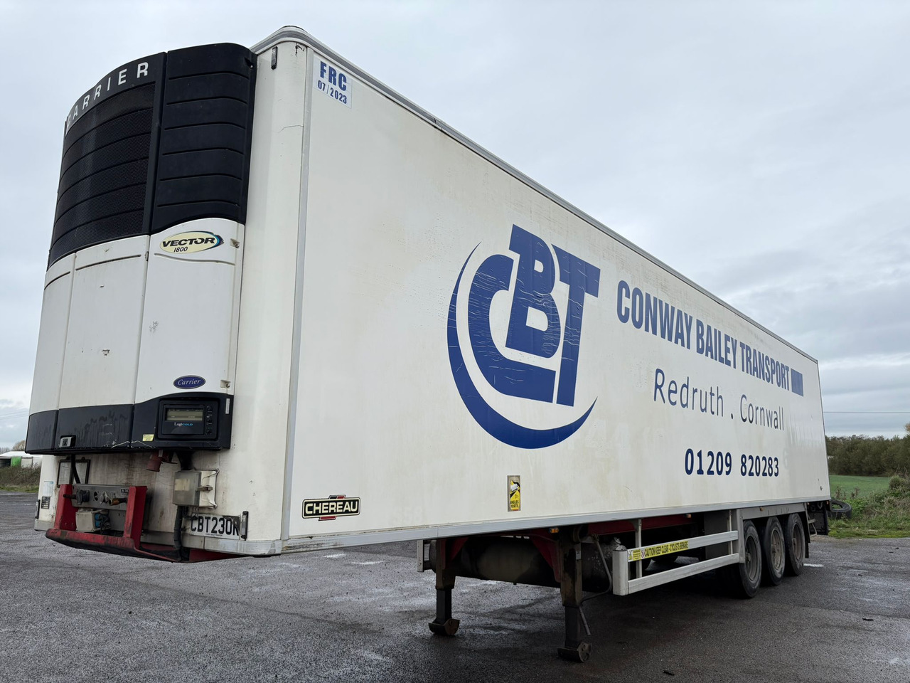 Chereau 2007 Vector 1800 – CBT230R - Refrigerator semi-trailer: picture 1 Chereau 2007 Vector 1800 – CBT230R - Refrigerator semi-trailer: picture 1