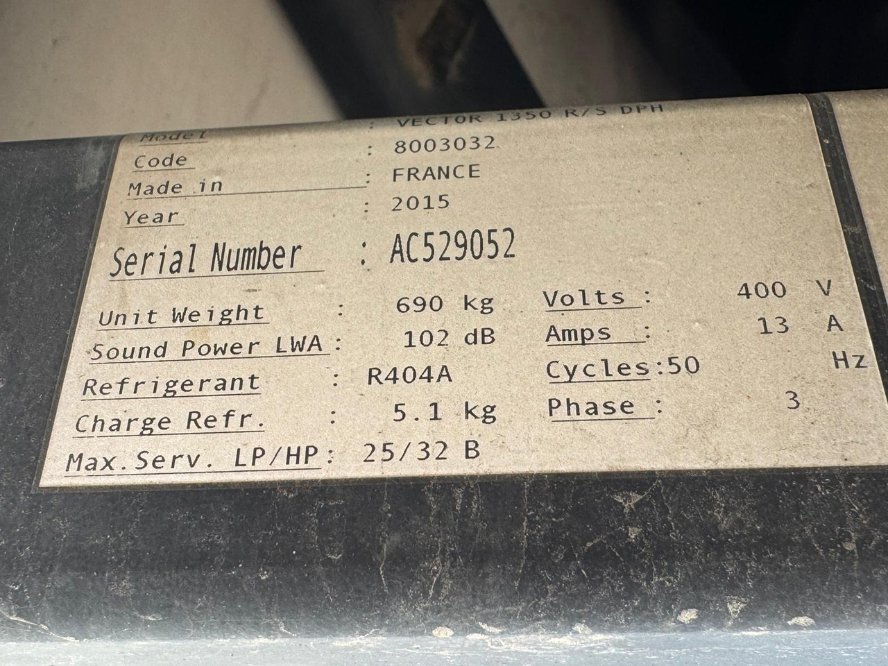 Gray and Adams 2016 Vector 1350 – MJG039 - Refrigerator semi-trailer: picture 2 Gray and Adams 2016 Vector 1350 – MJG039 - Refrigerator semi-trailer: picture 2