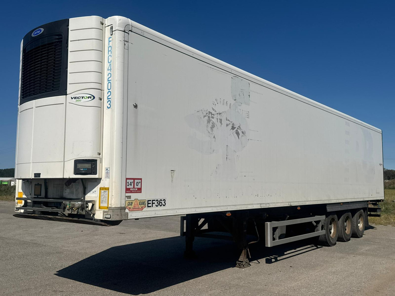 Gray and Adams 2017 Vector 1550 – 201786 - Refrigerator semi-trailer: picture 1 Gray and Adams 2017 Vector 1550 – 201786 - Refrigerator semi-trailer: picture 1