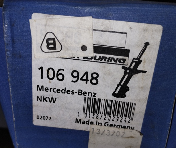 AMORTYZATOR TYLNI 106948 SACHS MERCEDES NG 3813260200 1213 1217 1417 1422 1619 1624 - Shock absorber: picture 2 AMORTYZATOR TYLNI 106948 SACHS MERCEDES NG 3813260200 1213 1217 1417 1422 1619 1624 - Shock absorber: picture 2