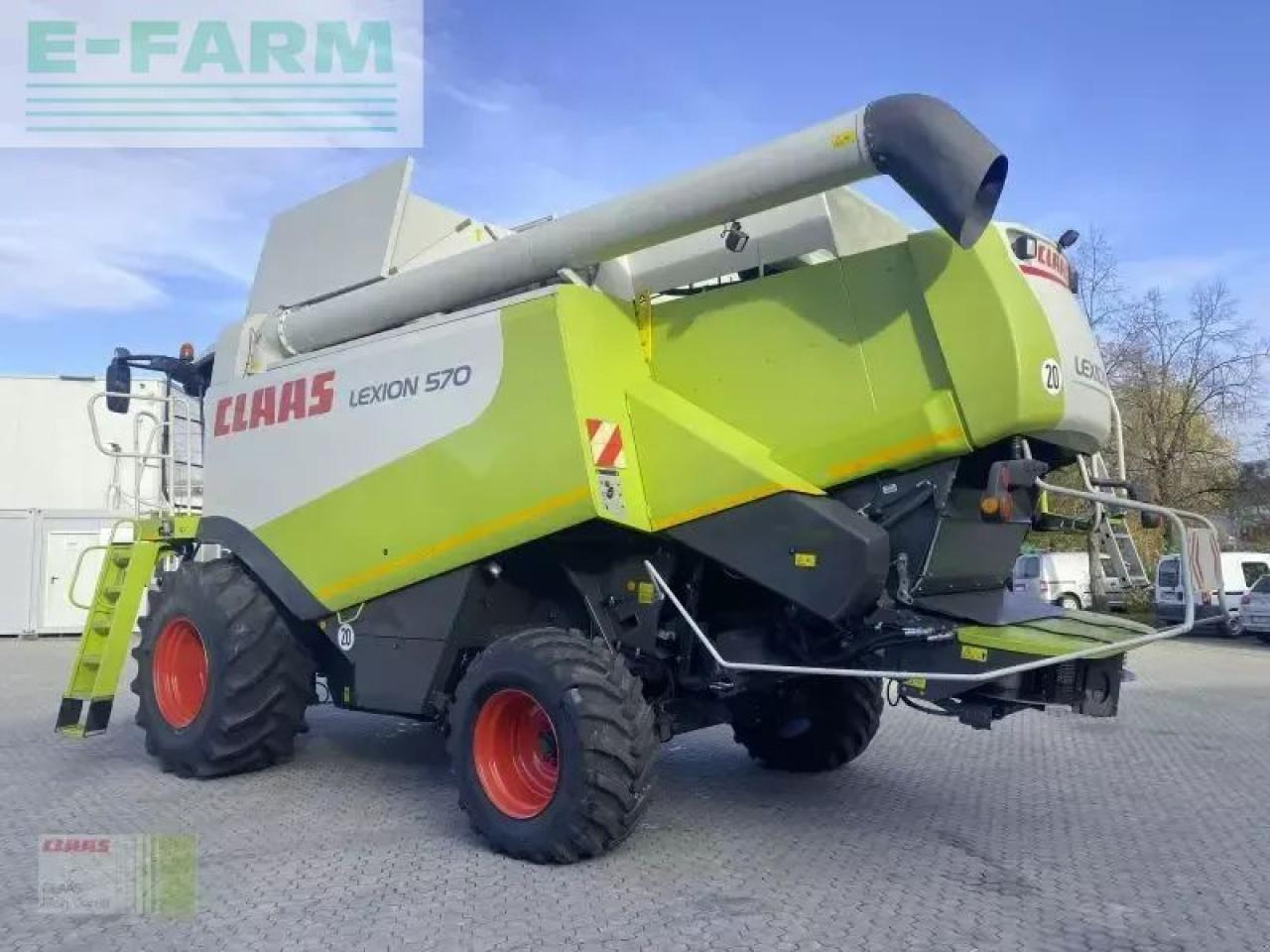 CLAAS lexion 570 + v750 + tw - Combine harvester: picture 4 CLAAS lexion 570 + v750 + tw - Combine harvester: picture 4