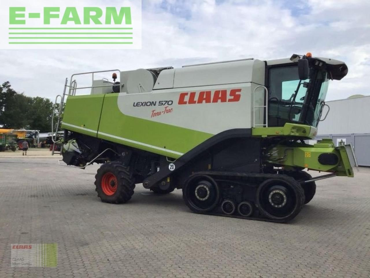 CLAAS lexion 570tt mit v750+tw - Combine harvester: picture 2 CLAAS lexion 570tt mit v750+tw - Combine harvester: picture 2