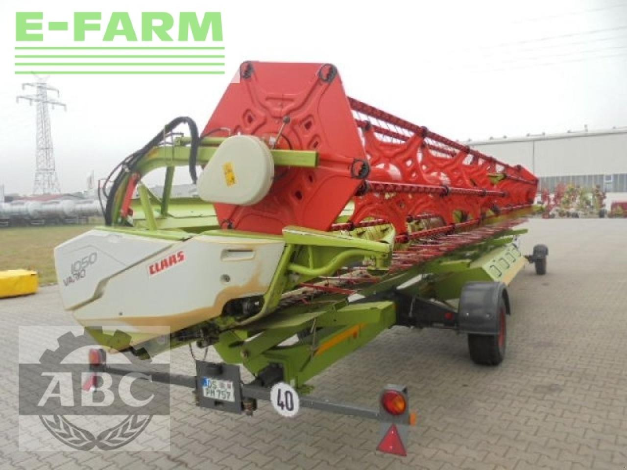 CLAAS vario 1050 - Grain header: picture 4 CLAAS vario 1050 - Grain header: picture 4