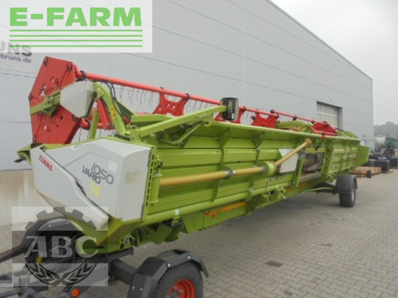 CLAAS vario 1050 - Grain header: picture 2 CLAAS vario 1050 - Grain header: picture 2