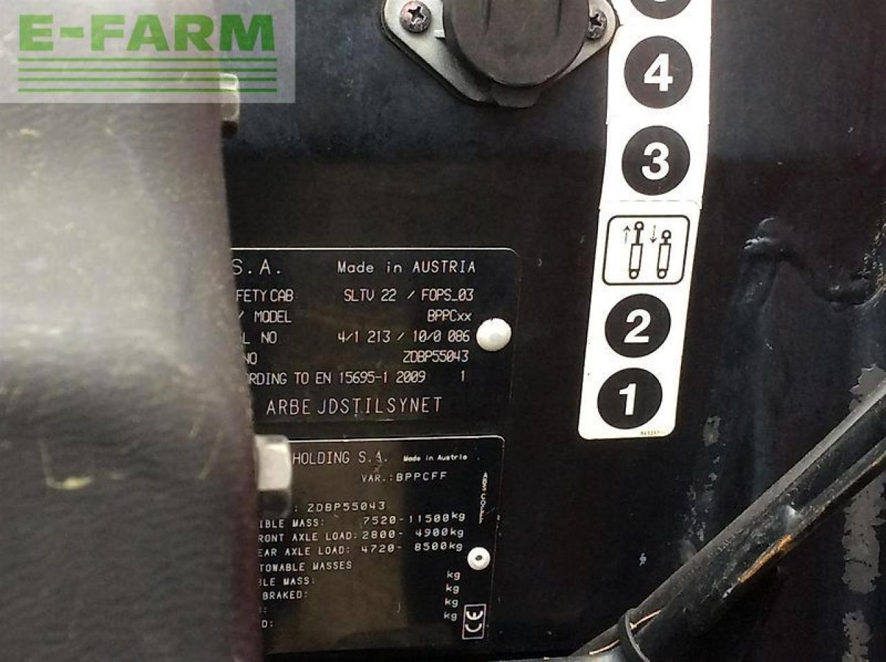 Farm tractor Case-IH puma 160 cvx: picture 7