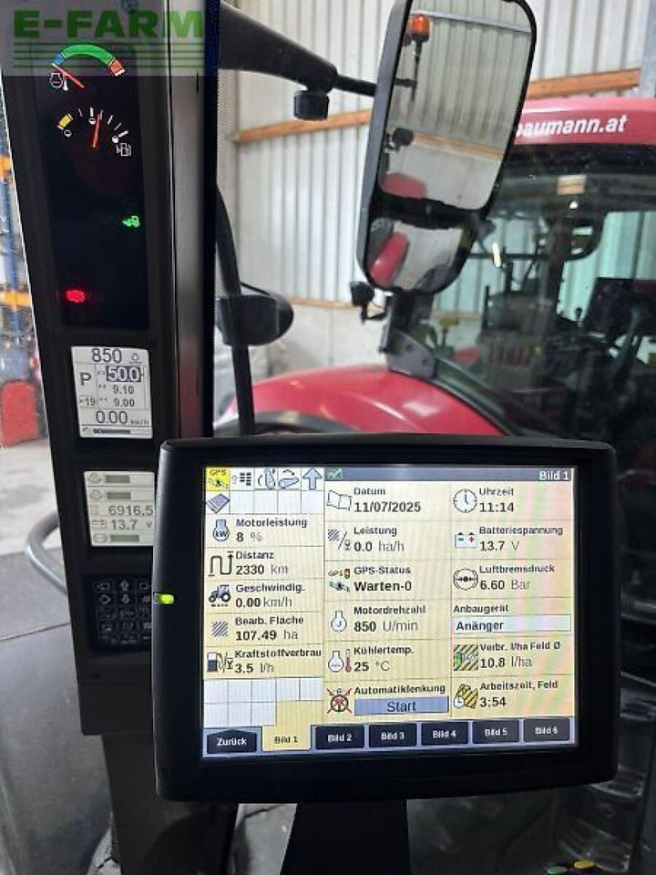 Farm tractor Case-IH puma 160 cvx: picture 8