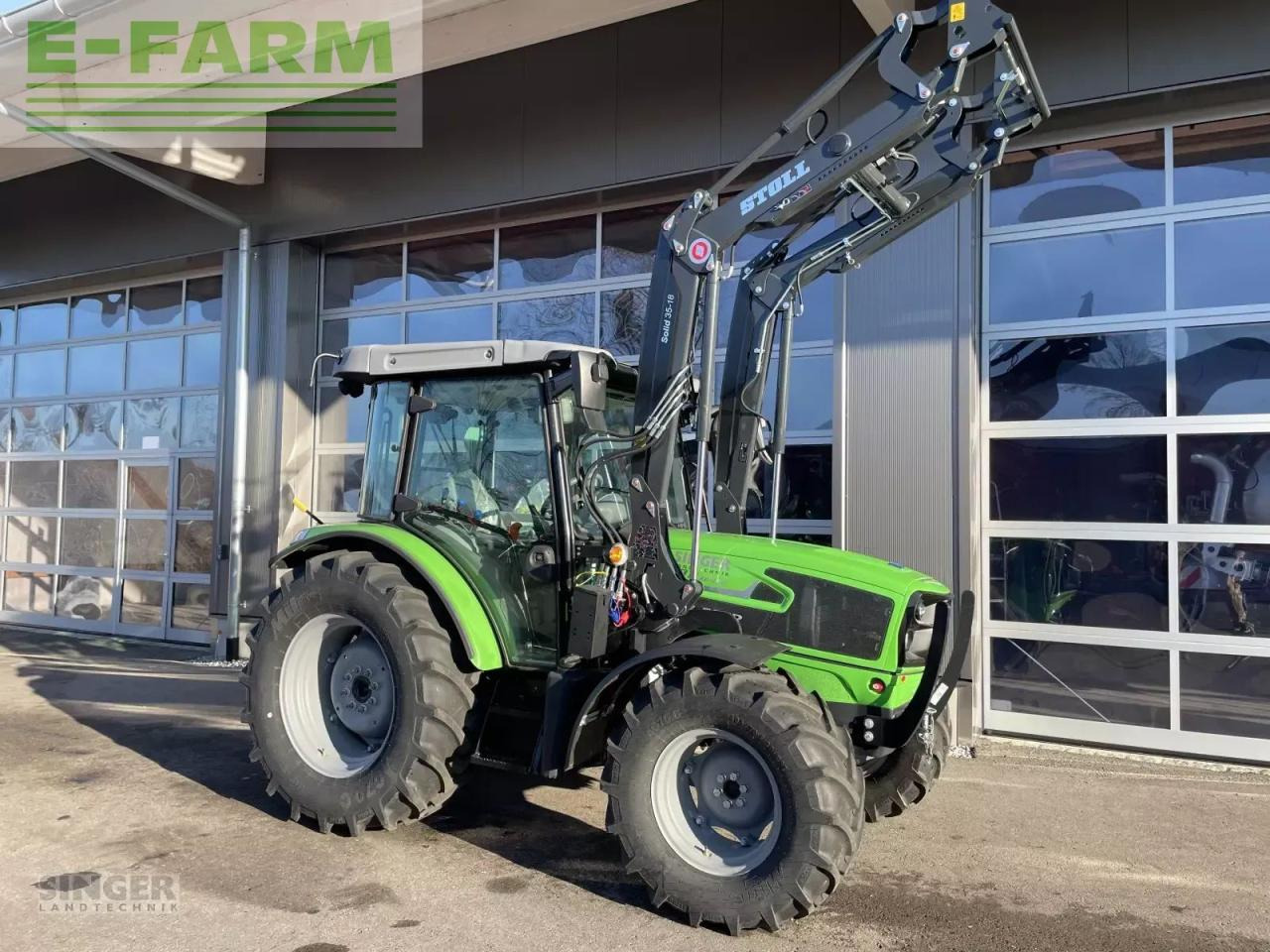 Deutz-Fahr 5080 d keyline + stoll frontlader Keyline - Farm tractor: picture 1 Deutz-Fahr 5080 d keyline + stoll frontlader Keyline - Farm tractor: picture 1