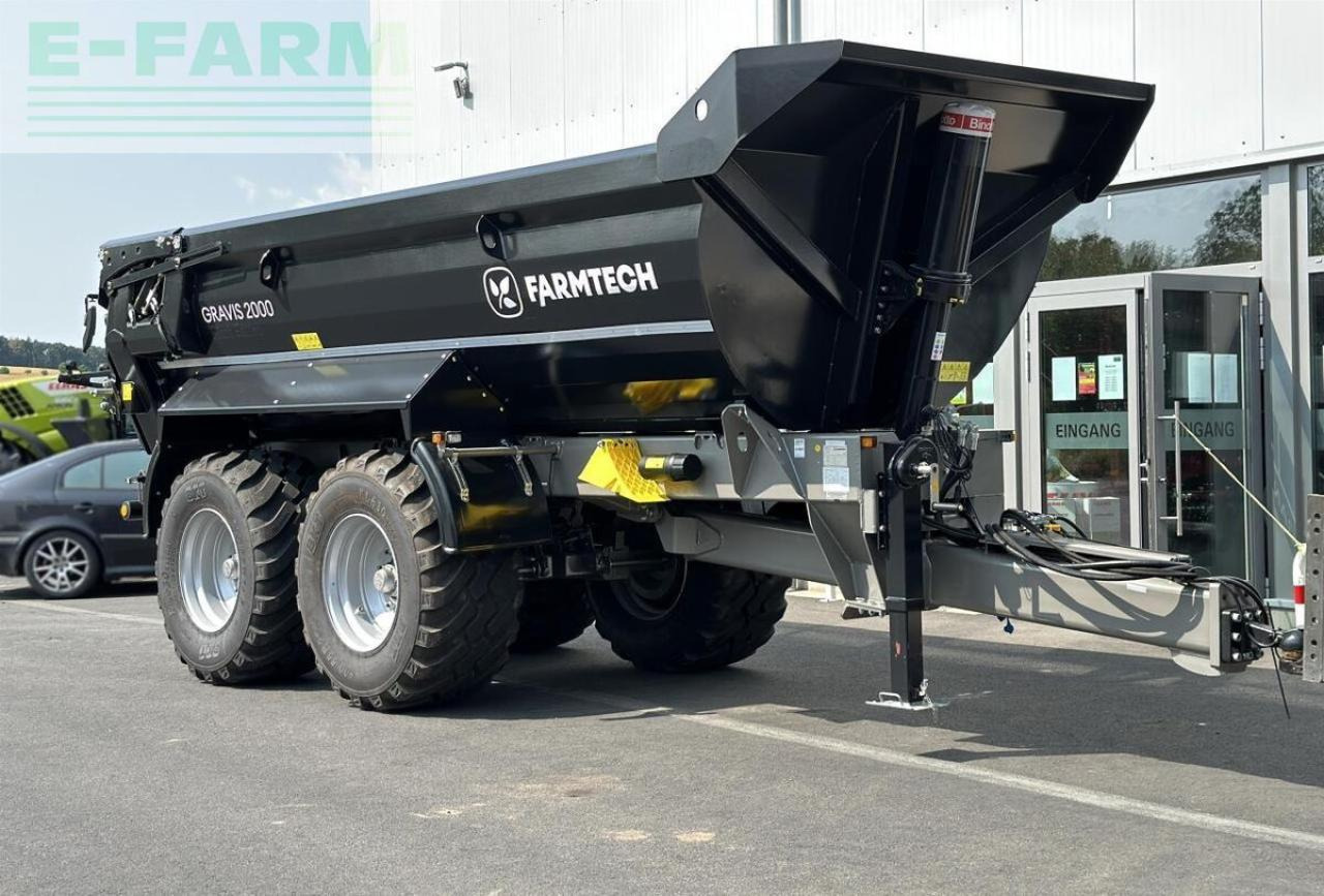 Farmtech gravis 2000 hardox black edition - Farm tipping trailer/ Dumper: picture 3 Farmtech gravis 2000 hardox black edition - Farm tipping trailer/ Dumper: picture 3