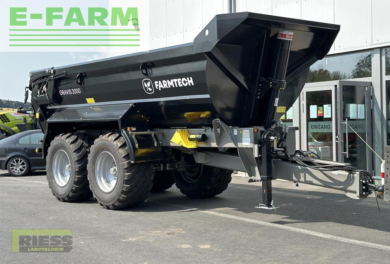 Farmtech gravis 2000 hardox black edition - Farm tipping trailer/ Dumper: picture 2 Farmtech gravis 2000 hardox black edition - Farm tipping trailer/ Dumper: picture 2